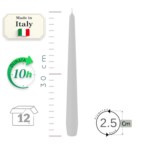 CANDELA CONICA DA 30 CM OCRA 2